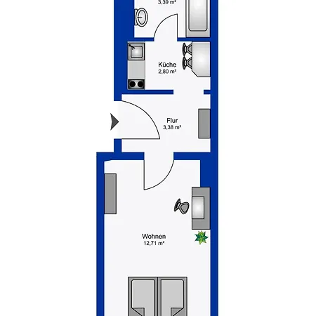 Salt Apartments - Charmante Wohnung, Ruhig, Nahe S-Bahn Apartment Halle (Saale)